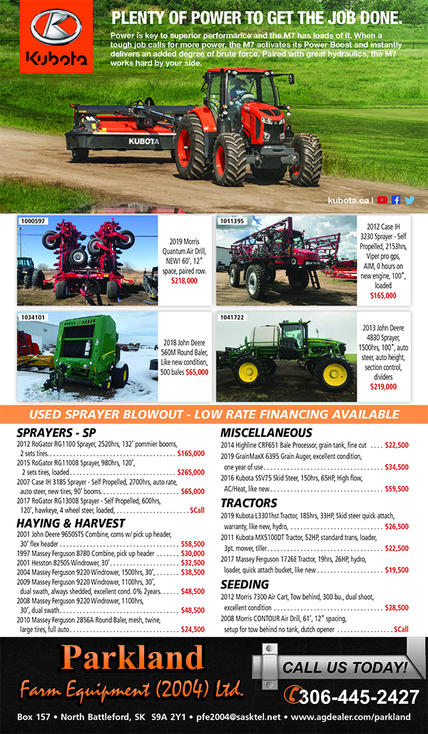 Parkland Farm Equipment (1990) Ltd.